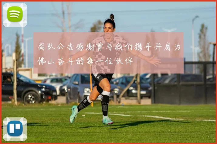 离队公告感谢曾与我们携手并肩为佛山奋斗的每一位伙伴